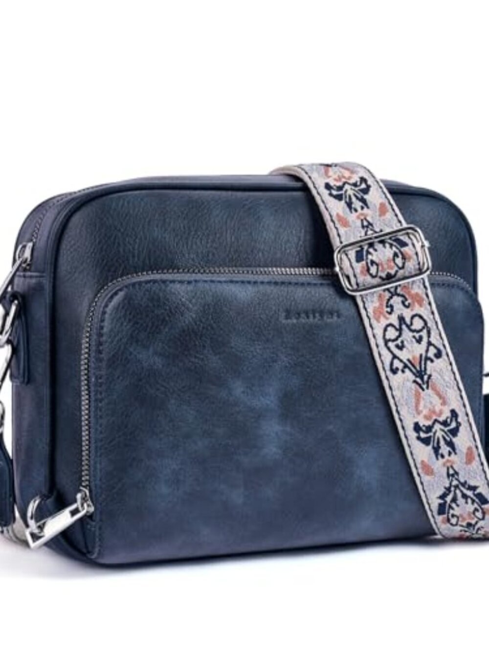 🆕 Crossbody Purses for Women Vegan Leather Travel Anti Theft Bags Guitar Strap